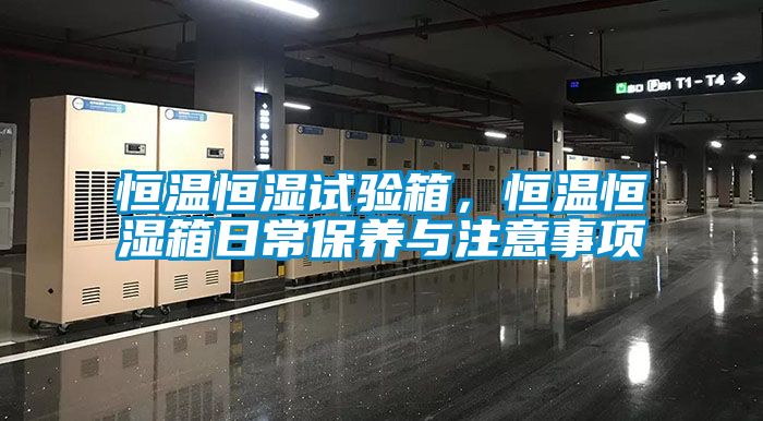 恒溫恒濕試驗箱，恒溫恒濕箱日常保養(yǎng)與注意事項
