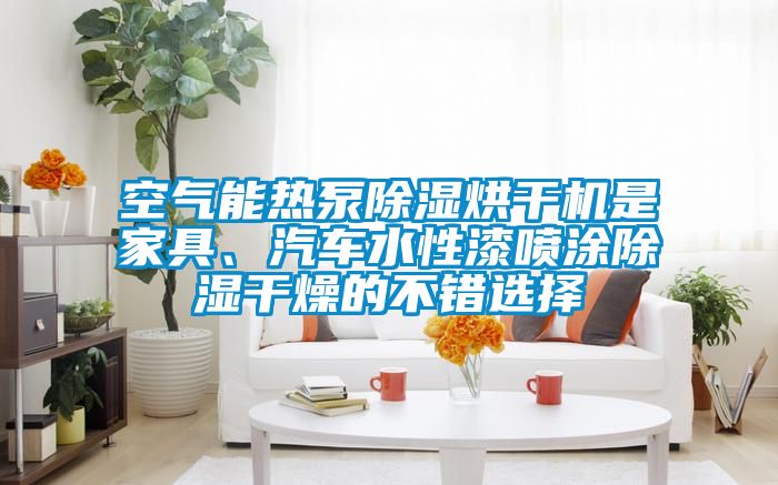 空氣能熱泵除濕烘干機(jī)是家具、汽車(chē)水性漆噴涂除濕干燥的不錯(cuò)選擇