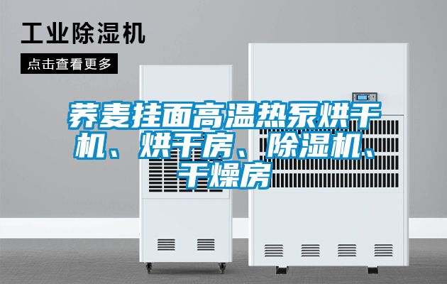 蕎麥掛面高溫?zé)岜煤娓蓹C(jī)、烘干房、除濕機(jī)、干燥房