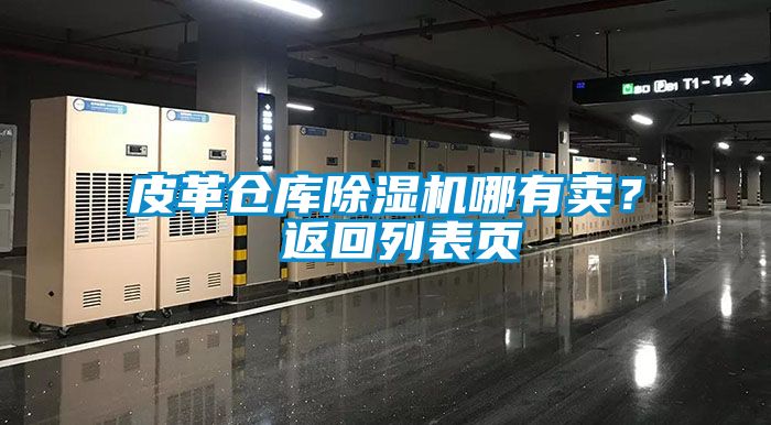 皮革倉庫除濕機(jī)哪有賣？ 返回列表頁