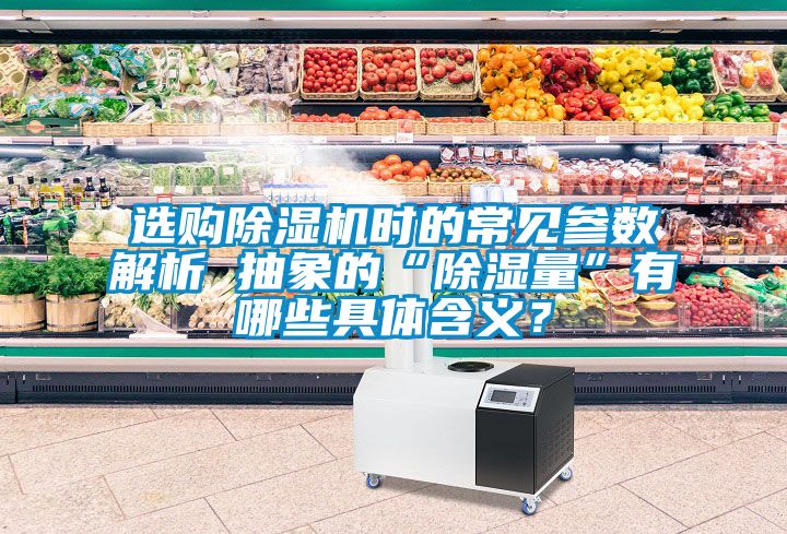 選購除濕機(jī)時(shí)的常見參數(shù)解析 抽象的“除濕量”有哪些具體含義？