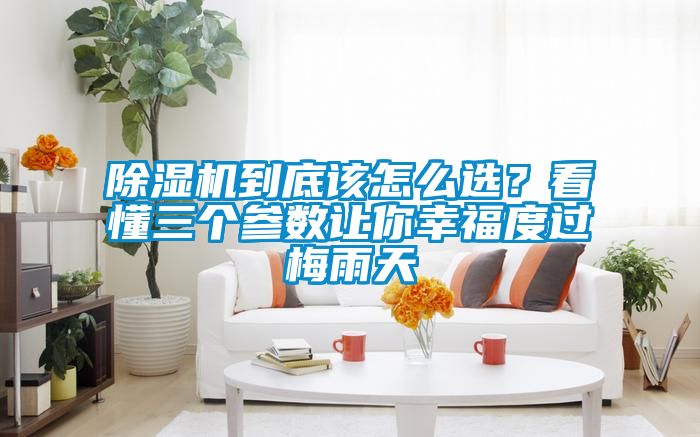 除濕機到底該怎么選？看懂三個參數(shù)讓你幸福度過梅雨天