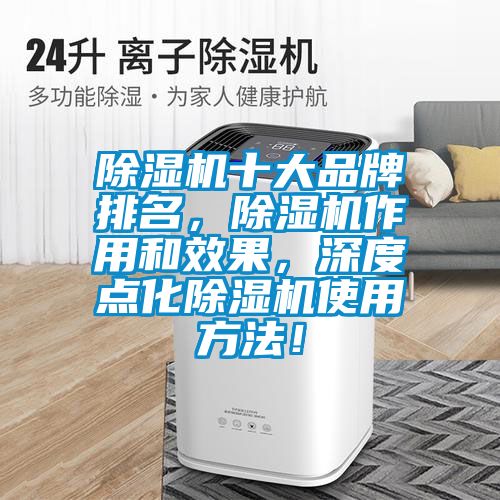 除濕機十大品牌排名，除濕機作用和效果，深度點化除濕機使用方法！