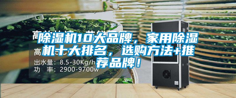 除濕機(jī)10大品牌，家用除濕機(jī)十大排名，選購(gòu)方法+推薦品牌！