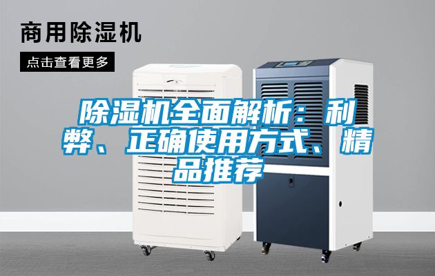 除濕機全面解析：利弊、正確使用方式、精品推薦