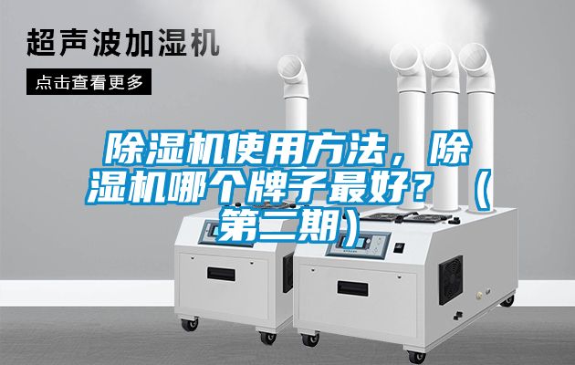 除濕機使用方法，除濕機哪個牌子最好？（第二期）