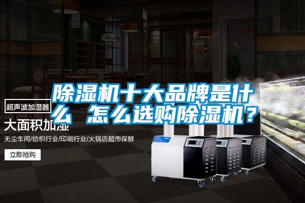 除濕機十大品牌是什么 怎么選購除濕機？