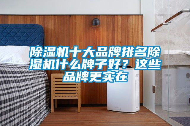除濕機十大品牌排名除濕機什么牌子好？這些品牌更實在