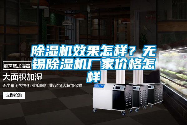 除濕機(jī)效果怎樣？無錫除濕機(jī)廠家價格怎樣