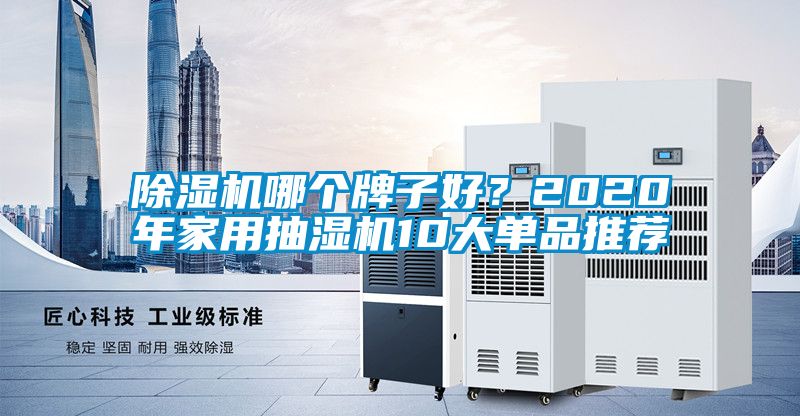 除濕機哪個牌子好？2020年家用抽濕機10大單品推薦