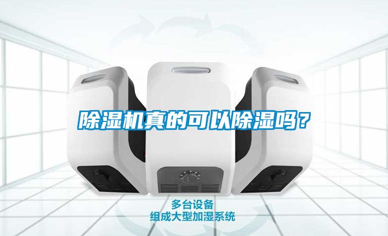除濕機真的可以除濕嗎？