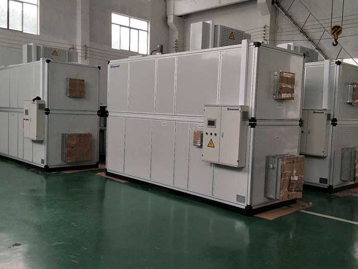濟(jì)南銘威化工鋰電池鈷酸鋰零下40℃露點(diǎn)，三臺(tái)全新風(fēng)轉(zhuǎn)輪除濕機(jī)組
